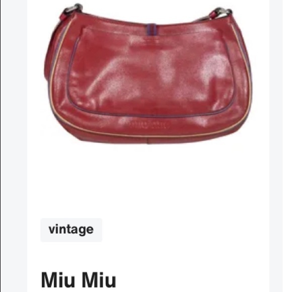 90s Miu Miu Brown Leather Handbag - Picture 8 of 8